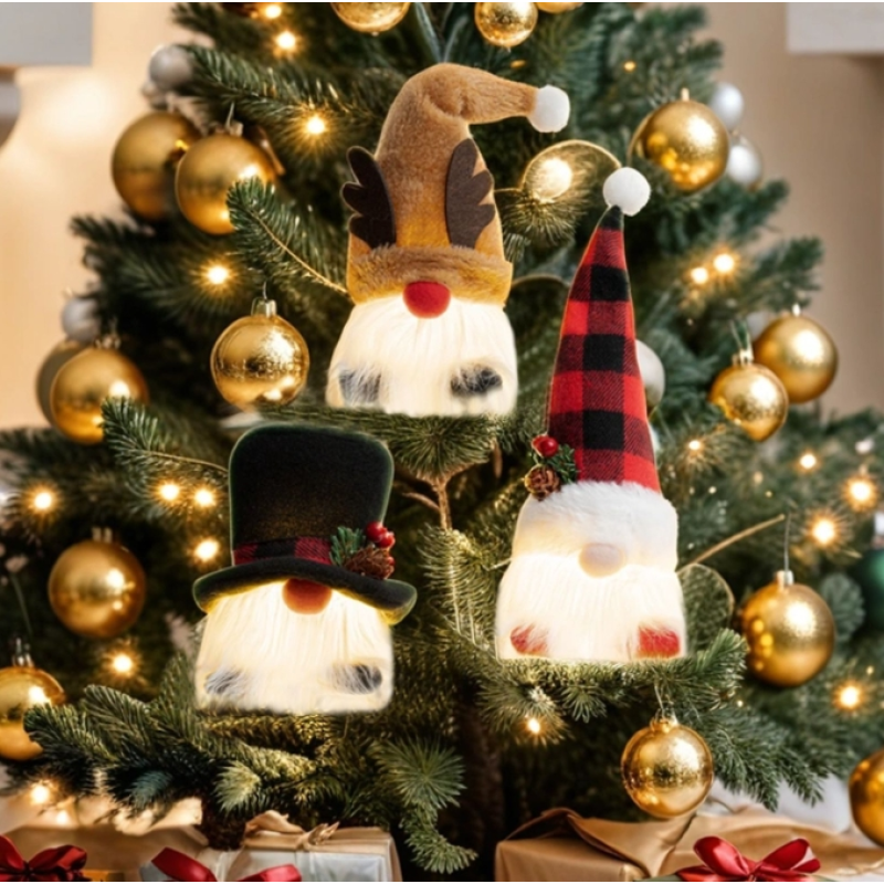 Christmas Plush Toy Factory - 2025 Hot Selling Gnome Light