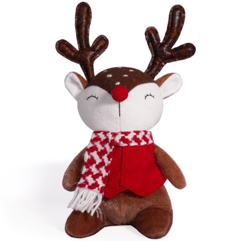 Christmas Plush Toy Factory - 2025 New Design Santa Elk