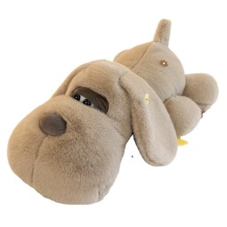 Plush Dog Toy Manufacturer - Snuggly Sleepy-Eyed Relaxed