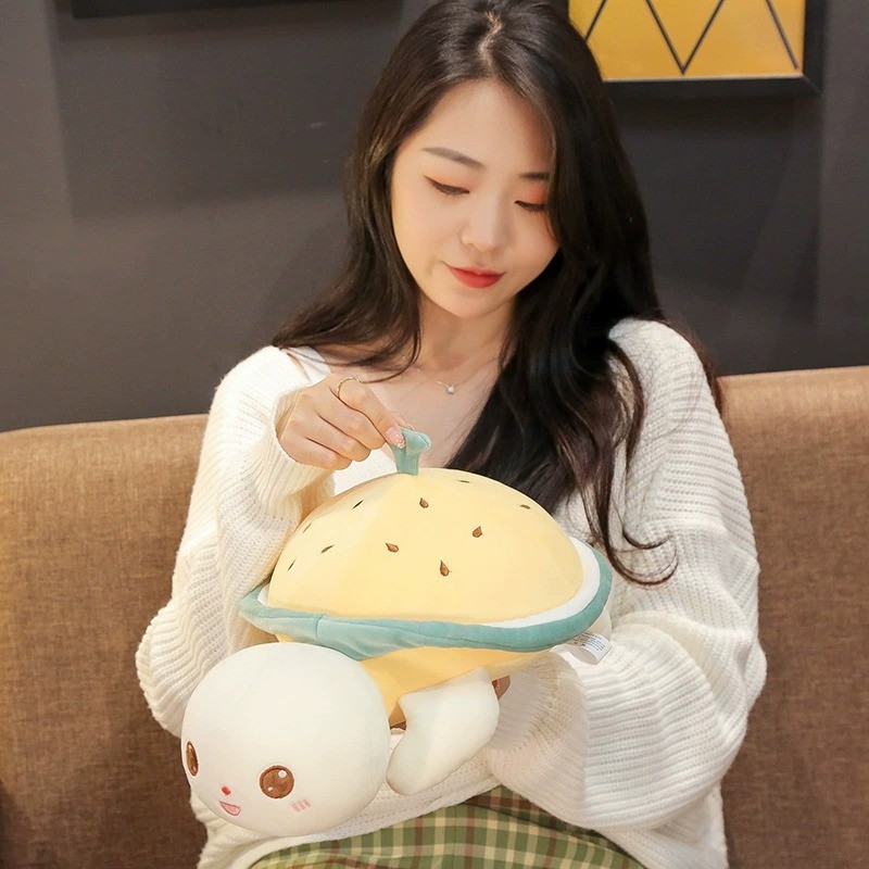 Turtle Plush Pillow Factory - Soft Watermelon Anxiety Relief