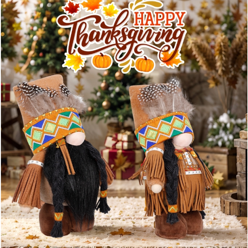 Thanksgiving Plush Manufacturer - High Quality Indian Doll