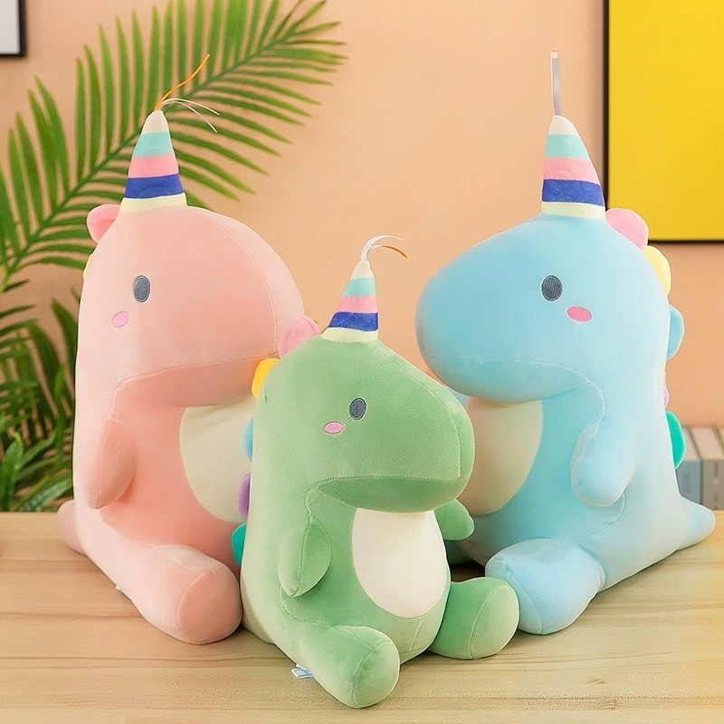 Dinosaur Plush Toy Manufacturer - Flat Kawaii Soft Pillow