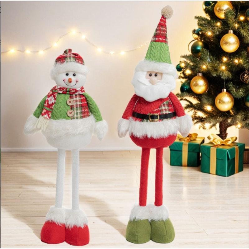 Christmas Plush Toy Factory - 2025 Stretchable Santa Claus
