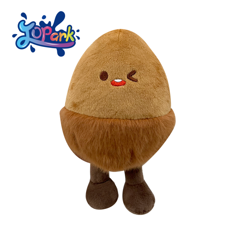 Macadamia Plush Toy Factory - ODM Cute Nut Food Doll