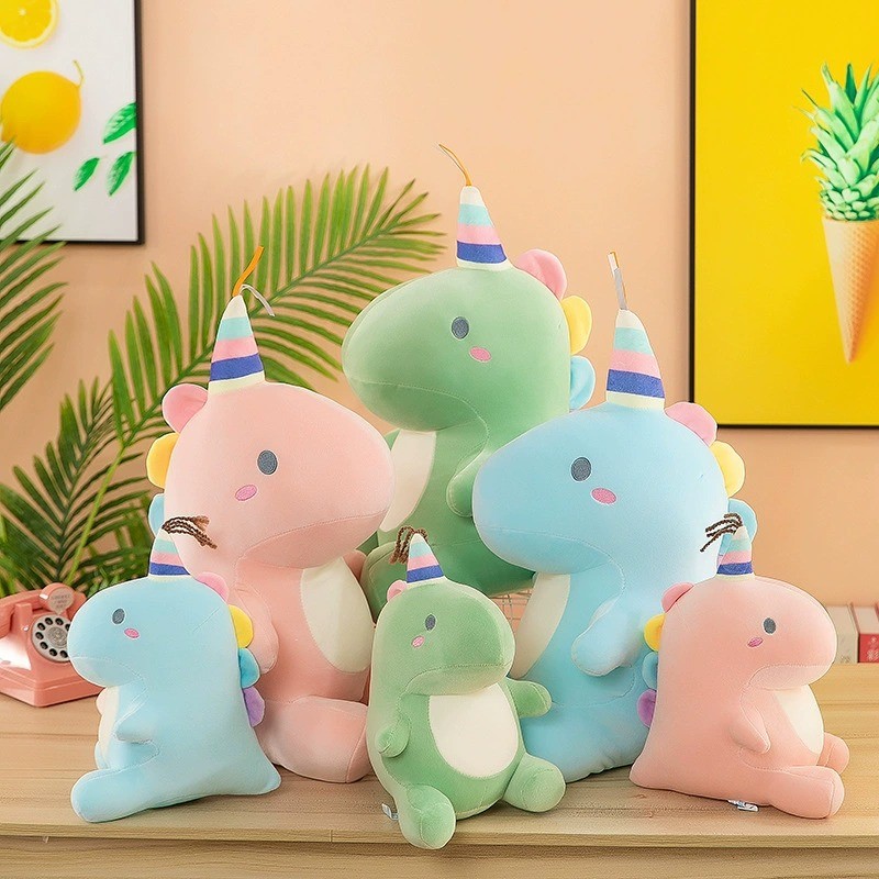 Dinosaur Plush Toy Manufacturer - Flat Kawaii Soft Pillow