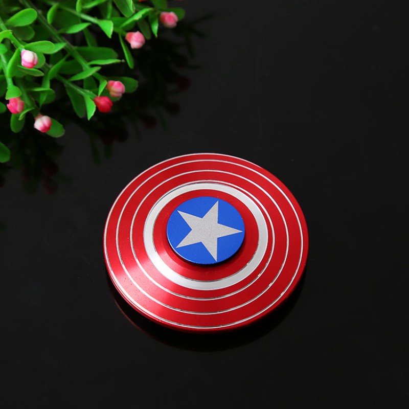Fidget Spinner Manufacturer - Cool Captain Shield Metal Alloy