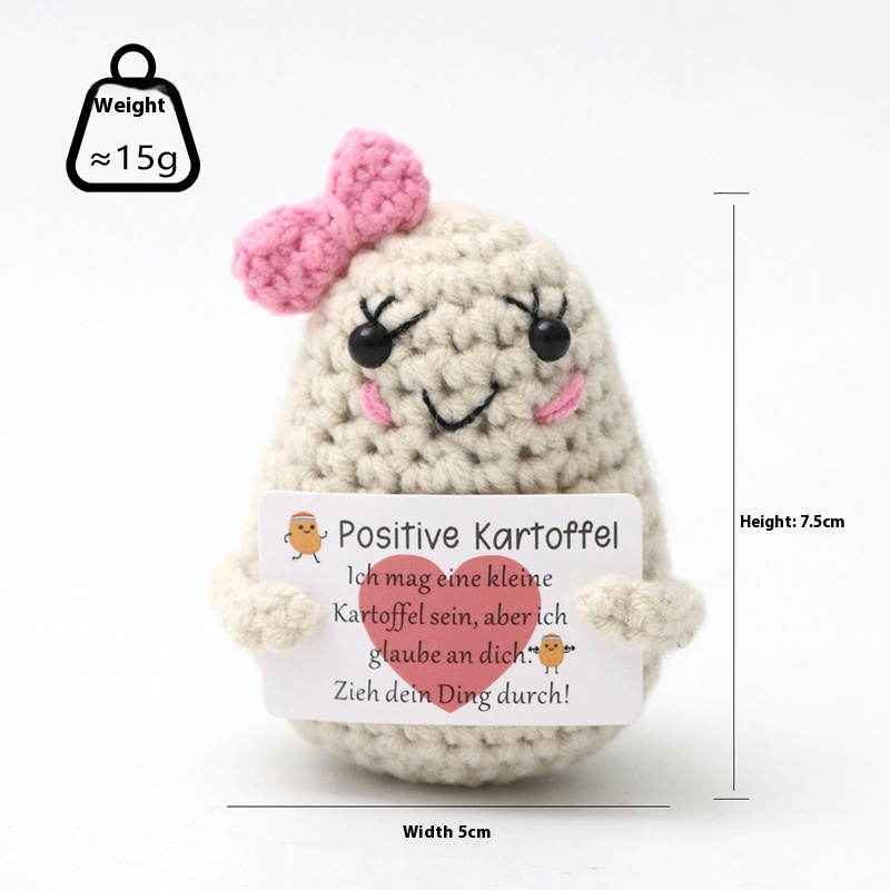 Crocheted Bear Manufacturer - Handmade Wool Small Potted Plants