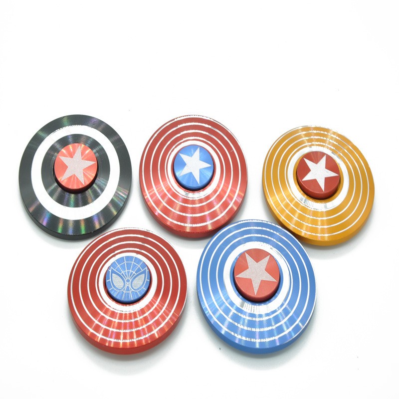 Fidget Spinner Manufacturer - Cool Captain Shield Metal Alloy