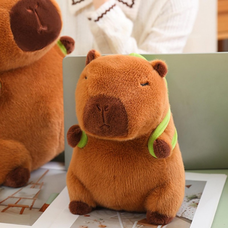 Stuffed Animal Manufacturer - Capybara Soft Plush with Backpack