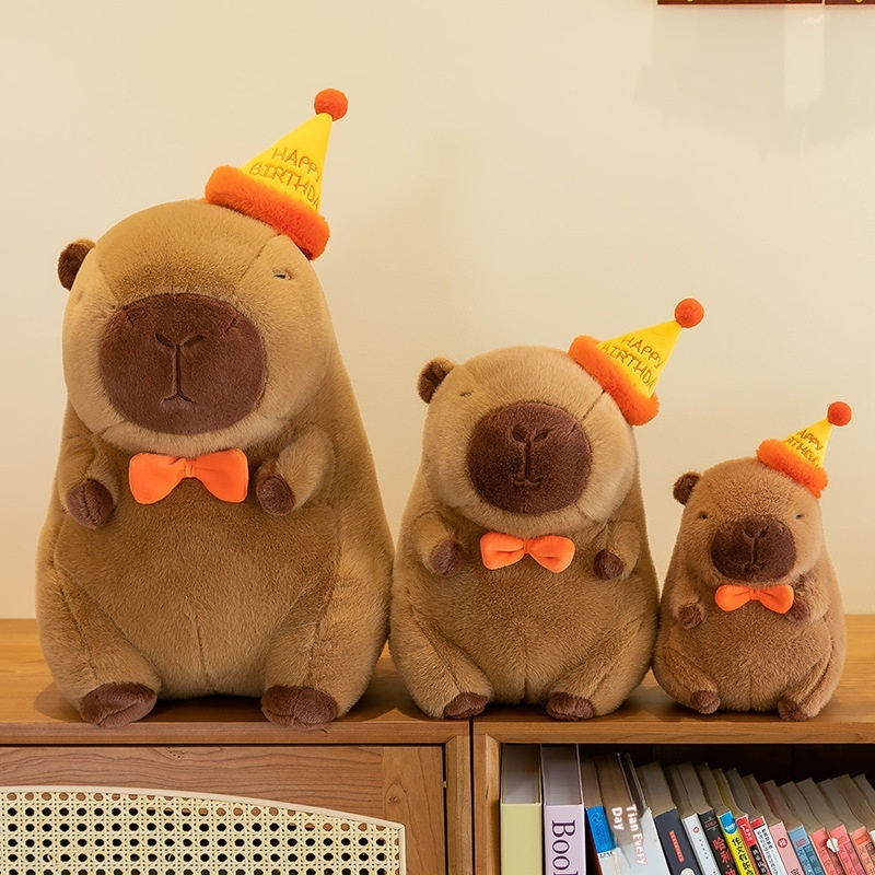 Capybara Doll Manufacturer - Embroidered PP Cotton Mesh Design