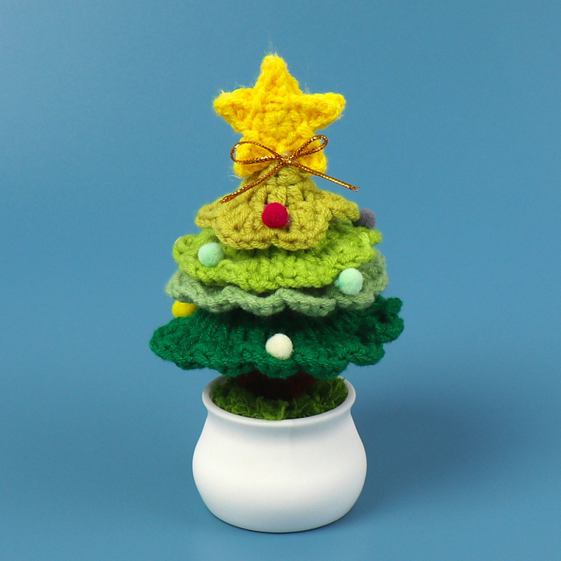 Christmas Tree Manufacturer - Small Desktop Crochet Ornament