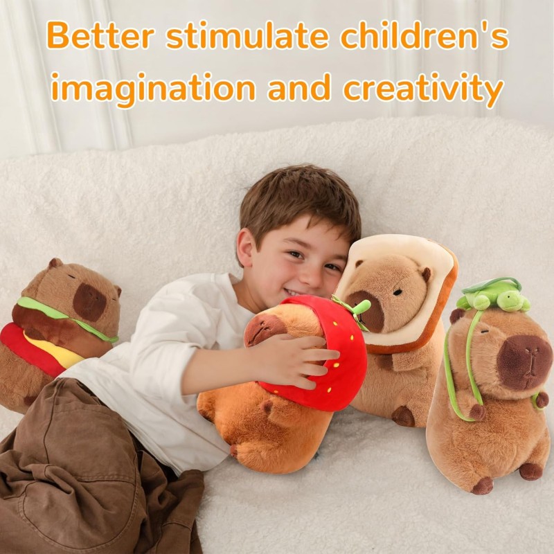 Hamburger Plush Manufacturer - Capybara Shape Soft Filled PP