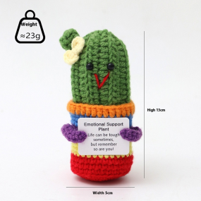 Crocheted Bear Manufacturer - Handmade Wool Small Potted Plants