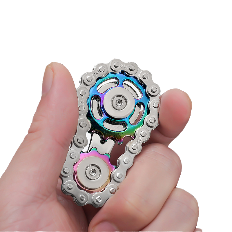 Bike Chain Toy Manufacturer - Gear Metal Silent Spinner Punk