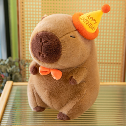 Capybara Doll Manufacturer - Embroidered PP Cotton Mesh Design