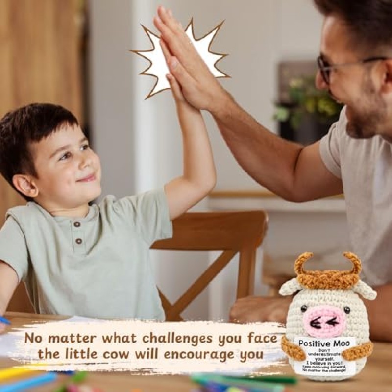 Mini Cow Toy Manufacturer - Handmade Crochet PP Cotton Stress