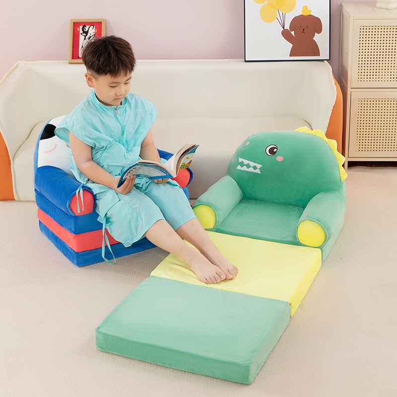 Toddler Couch Manufacturer - 2-in-1 Fold Kids Sofa Bed Cozy