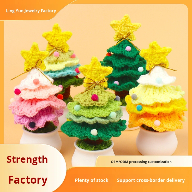 Christmas Tree Manufacturer - Small Desktop Crochet Ornament