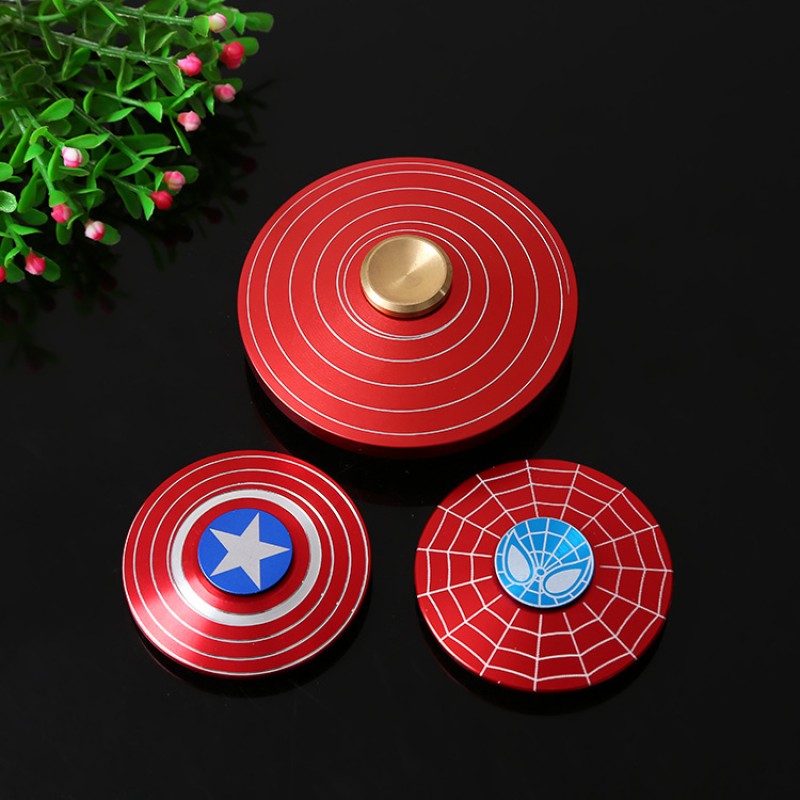 Fidget Spinner Manufacturer - Cool Captain Shield Metal Alloy