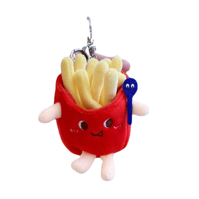 Burger Keychain Manufacturer - Cartoon Super Soft PP Cotton