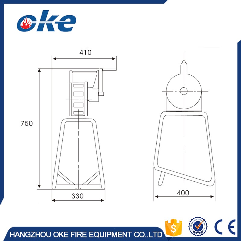 Fire Siren Manufacturer - Handle Operated Rail Stand