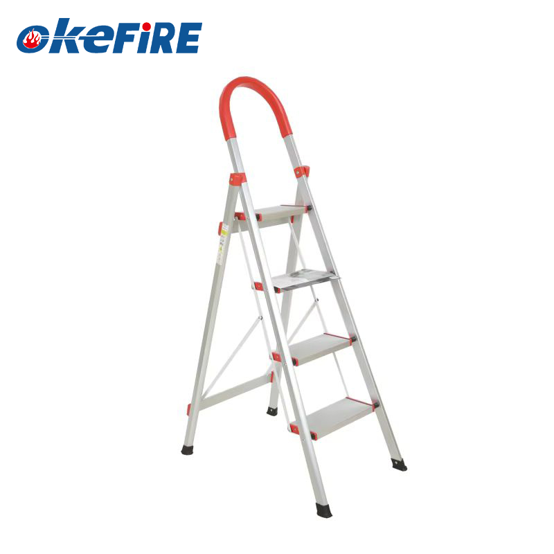 Folding Ladder Supplier - 4 Step Aluminum Household