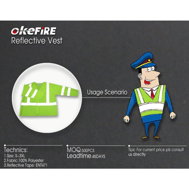 Reflective Clothing Manufacturer - Polyester Long Sleeve