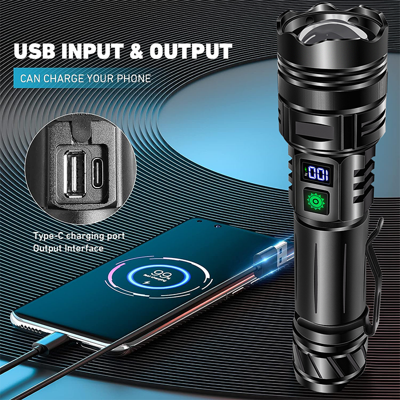 LED Torch Supplier - Portable Rechargeable Multifunction