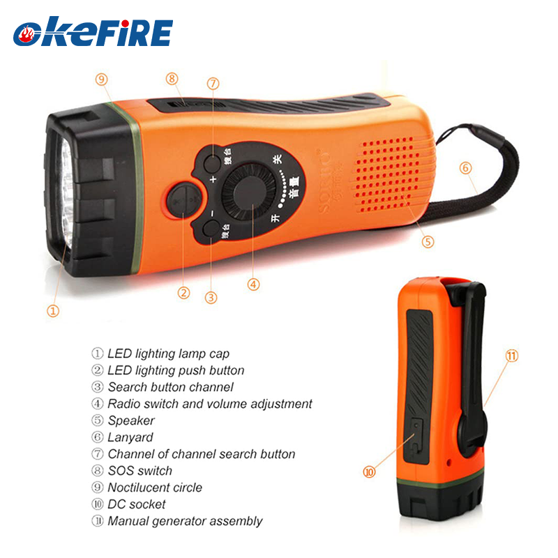 Emergency Light Manufacturer - Dynamo Radio Buzzer