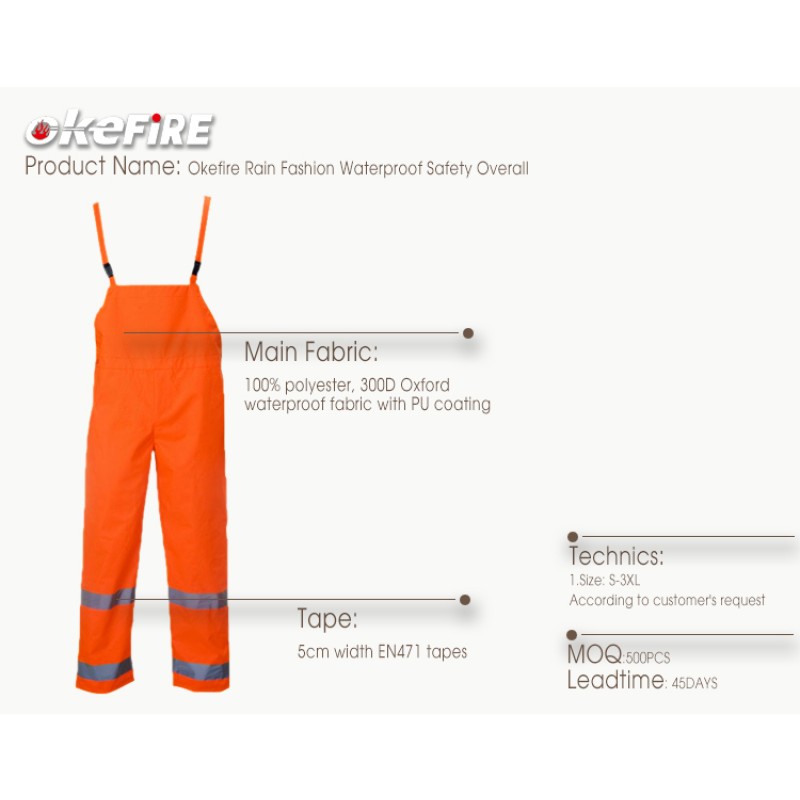 Bib Overalls Manufacturer - Hi Viz Brace Dungarees