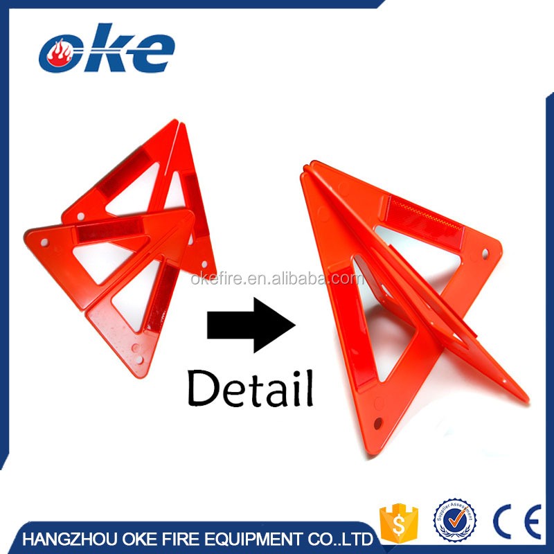 Warning Triangle Supplier - Red Reflective Plastic