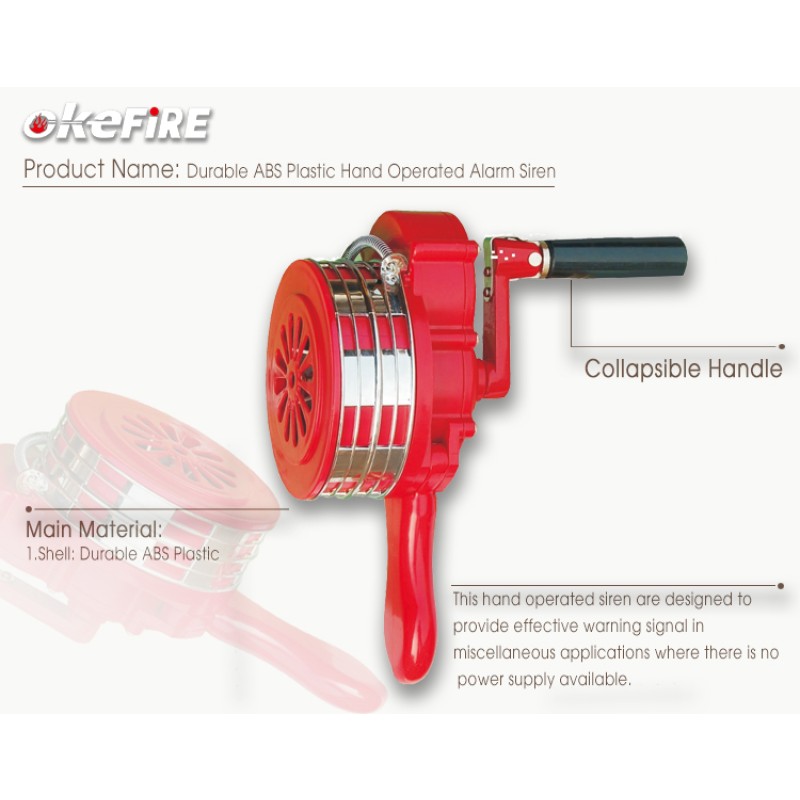 Alarm Siren Factory - Durable ABS Plastic Hand