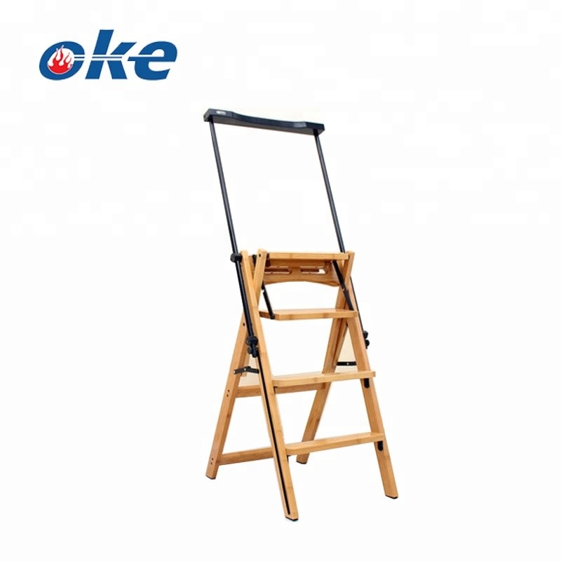 Library Ladder Supplier - Folding Chair Step Design