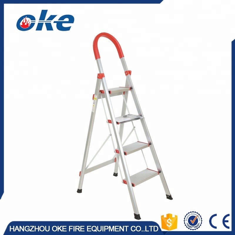 Folding Ladder Supplier - 4 Step Aluminum Household