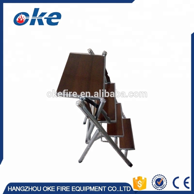 Chair Ladder Factory - Telescopic Wooden 4 Step