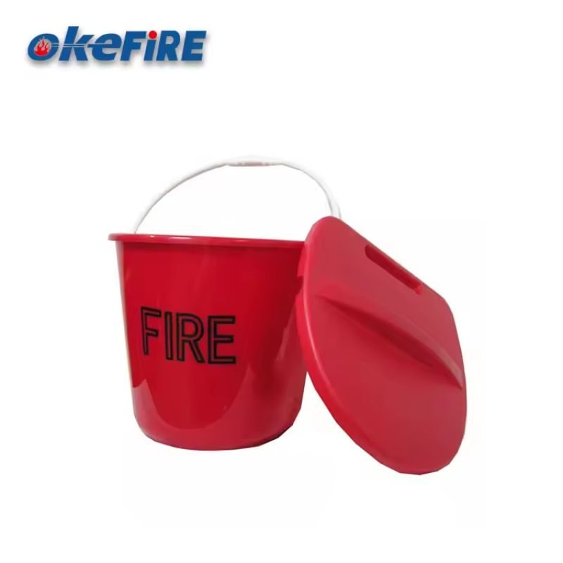 Fire Bucket Supplier - 10L Red Plastic