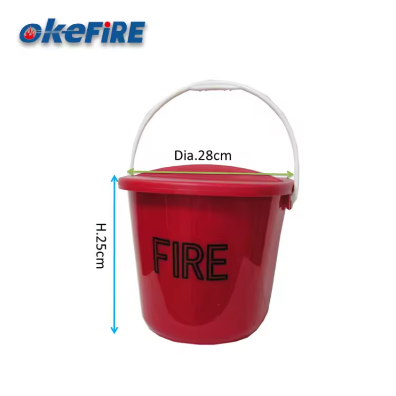 Fire Bucket Supplier - 10L Red Plastic