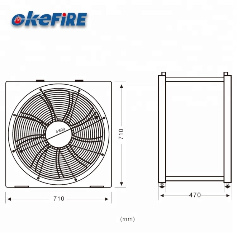 Smoke Ventilator Factory - Electric Exhaust High Pressure