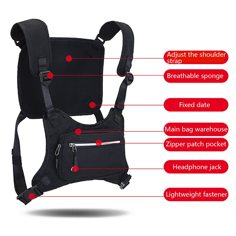 Combat Vest Manufacturer - Multi-functional Black Tactical