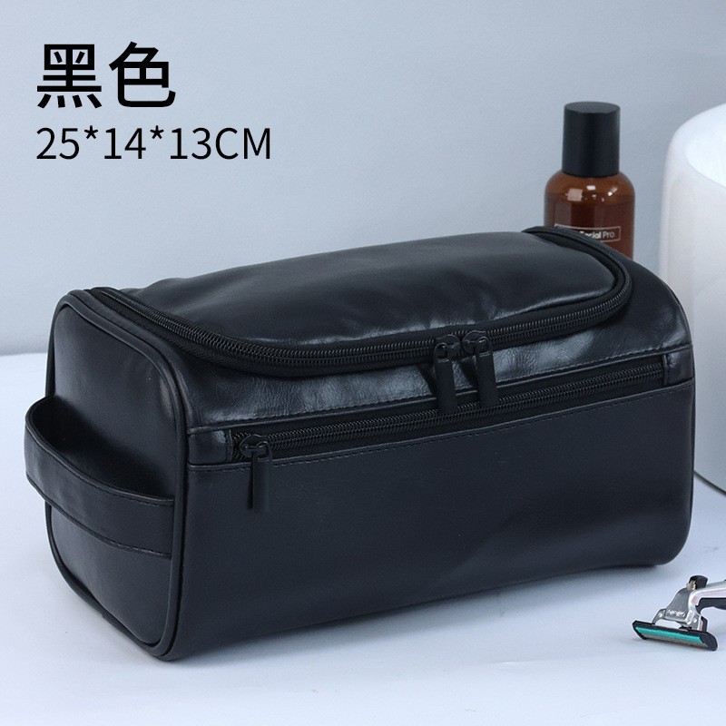 Toiletry Bag Manufacturer - Custom Large PU Leather Hanging