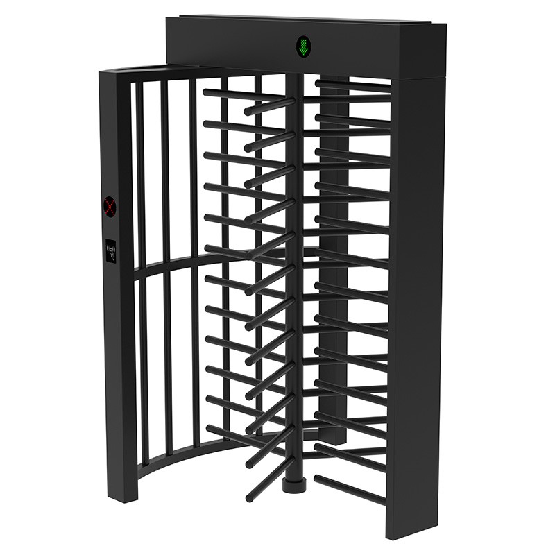 Turnstile Gate Manufacturer - Black Full Height Gym