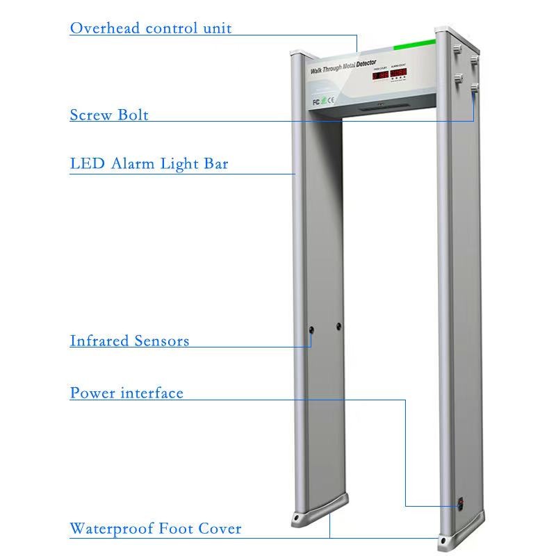 Metal Detector Gate Factory - Walk Through Security Screening