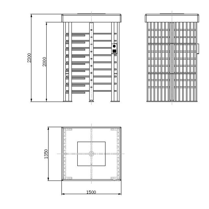 Safety Turnstile Supplier - Full Height Gym Price