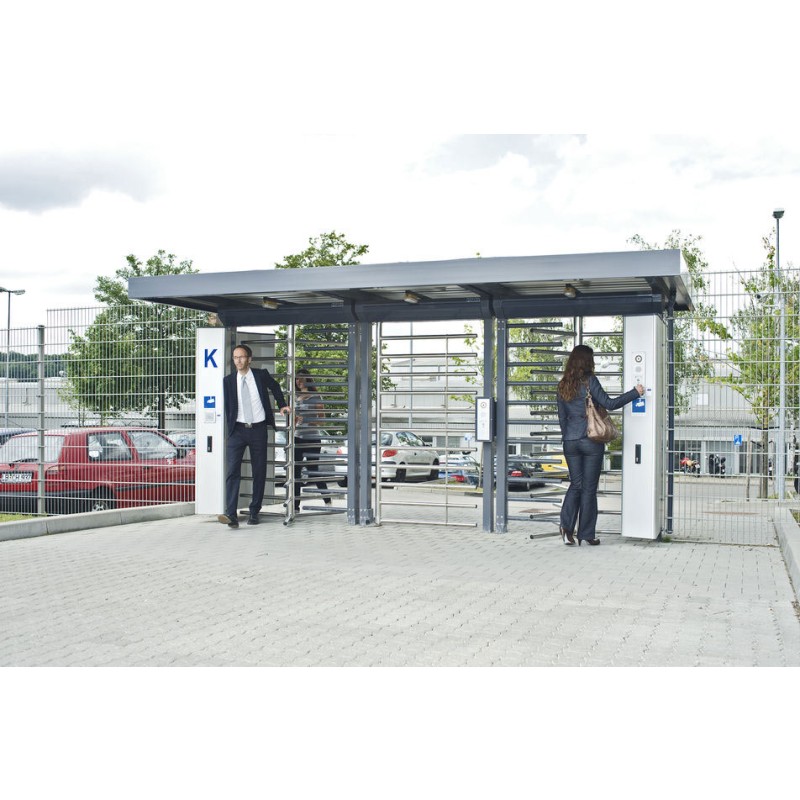 Full Height Turnstile Factory - Facial QR Code Reader