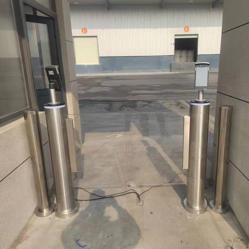 Swing Turnstile Supplier - Slim Pedestal Building Lobby