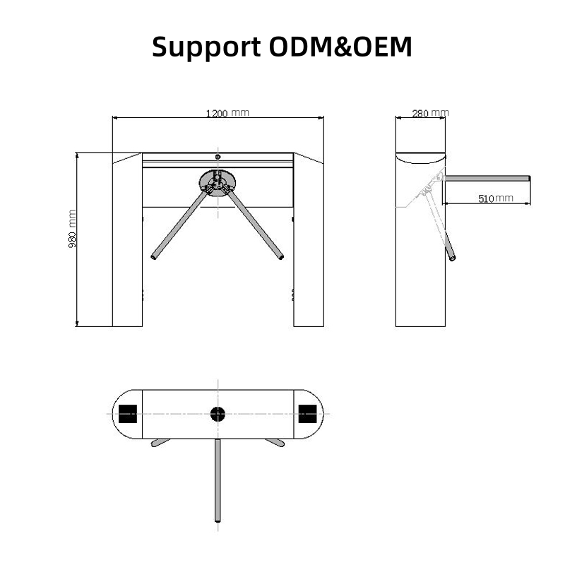 Tripod Turnstile Manufacturer - Entrance Exit Access Control
