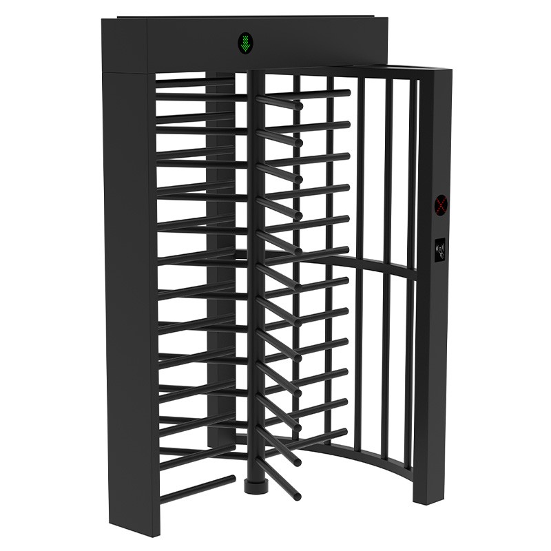 Turnstile Gate Manufacturer - Black Full Height Gym