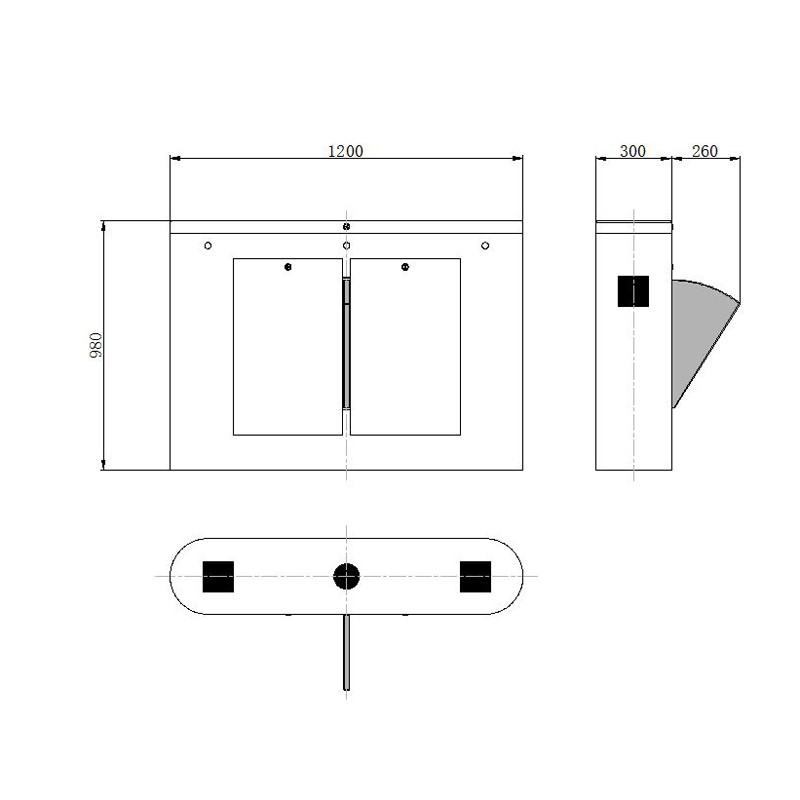 Flap Barrier Turnstile Supplier - Intelligent Swing