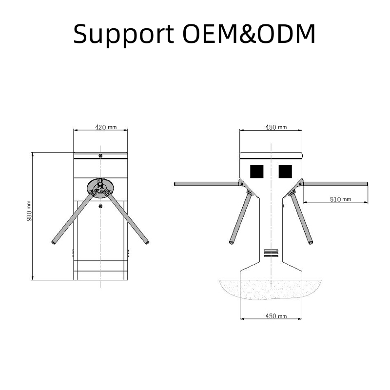 Tripod Turnstile Factory - Indoor Outdoor Security