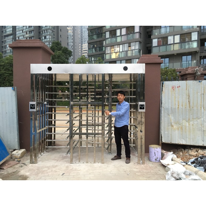 Full Height Turnstile Supplier - 304 Stainless Steel Dual